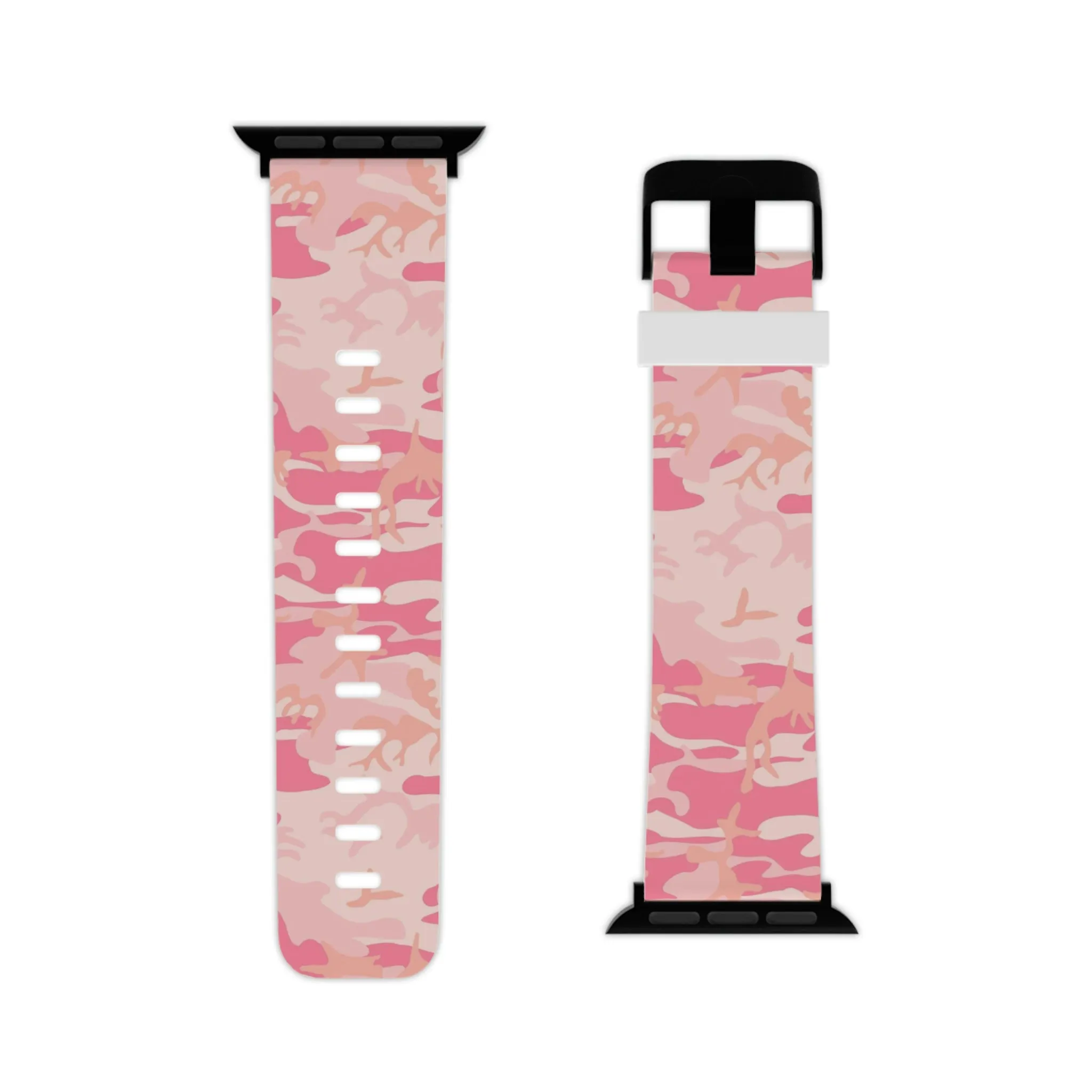 Pink Camo Thermo Elastomer Watch Band for Apple Watch