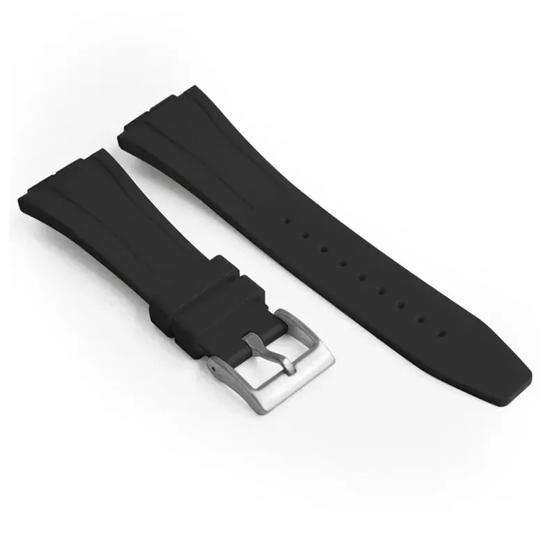 Replacement Fluorine Rubber Strap Butterfly Clasp for Casio G-Shock GA-2100 GM-2100 GA-2110 GM-5600