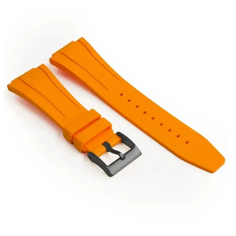 Replacement Fluorine Rubber Strap Butterfly Clasp for Casio G-Shock GA-2100 GM-2100 GA-2110 GM-5600
