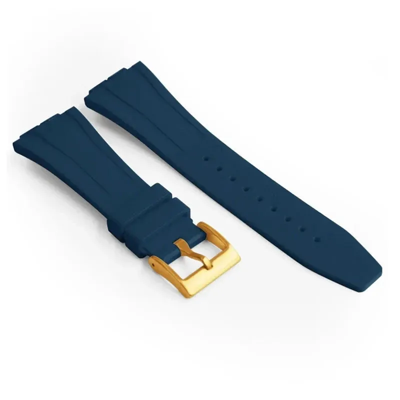 Replacement Fluorine Rubber Strap Butterfly Clasp for Casio G-Shock GA-2100 GM-2100 GA-2110 GM-5600