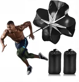 Running Speed Training, 56 inch Speed Drills Resistance Parachute Running Sprint Chute Soccer Football Sport Speed Training
