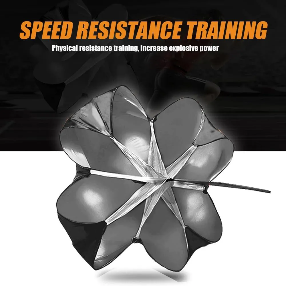Running Speed Training, 56 inch Speed Drills Resistance Parachute Running Sprint Chute Soccer Football Sport Speed Training