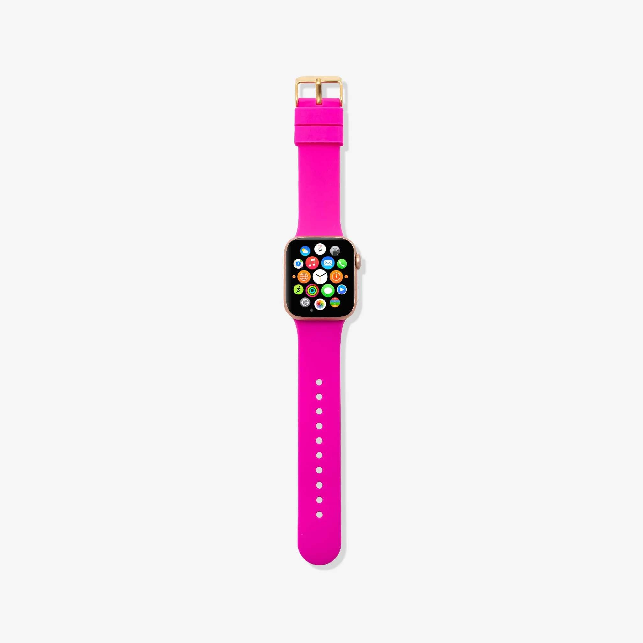 Silicone Apple Watch Band - Neon Pink