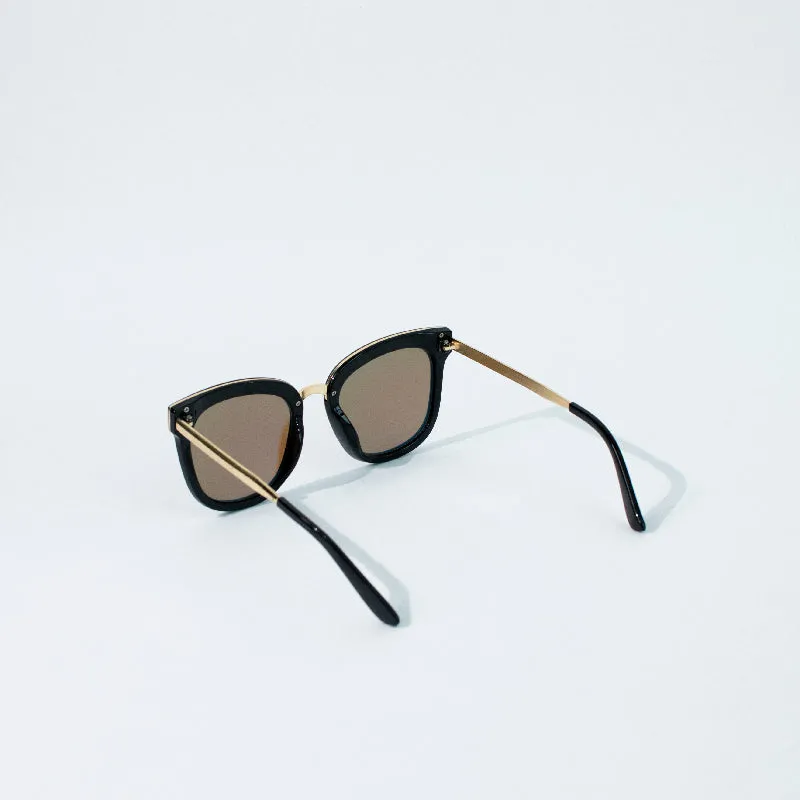 Slay It Aqua Tones Mirror Sunglass
