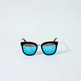 Slay It Aqua Tones Mirror Sunglass