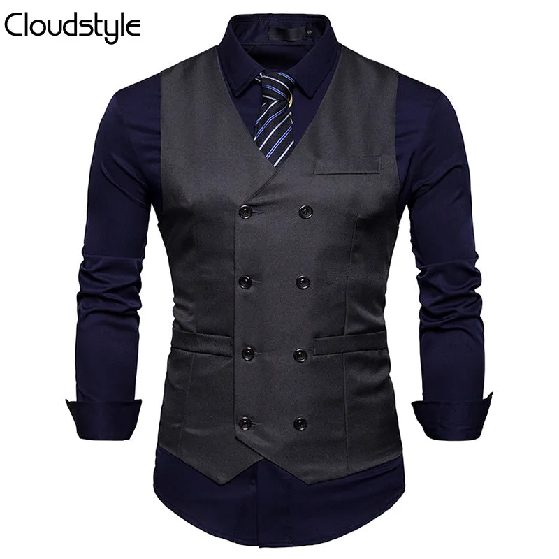 Slim Fit Durable Casual Vest DimGrey