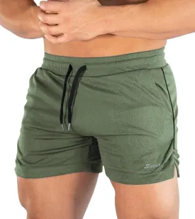 Surenow Mens Running Gym Shorts 3 Inch Breathable Lightweight Athletic Sport Shorts Training Workout Shorts with Pockets