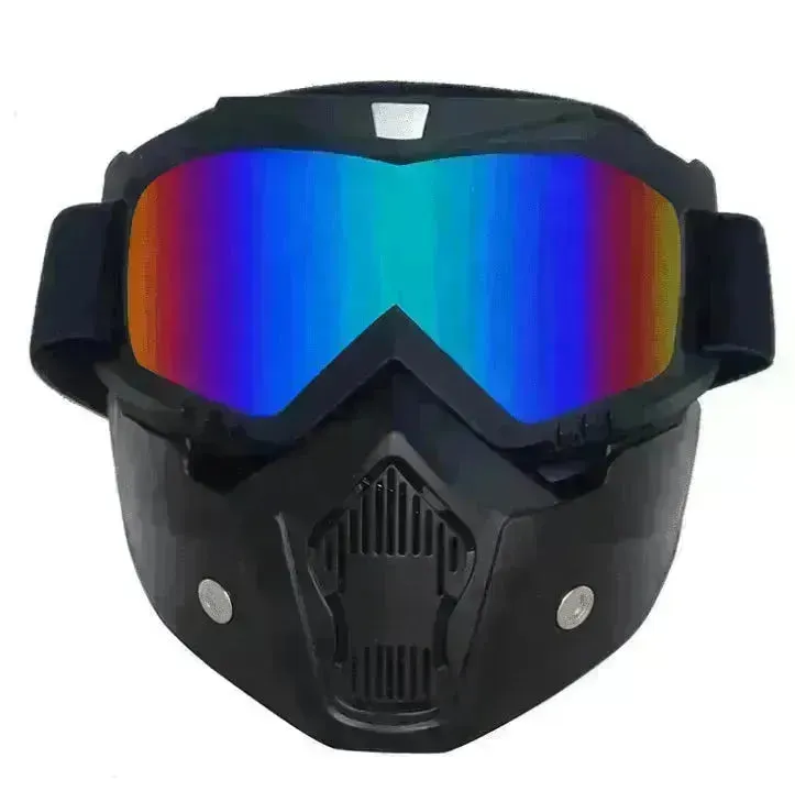 Tactical goggles for motorcycle helmet