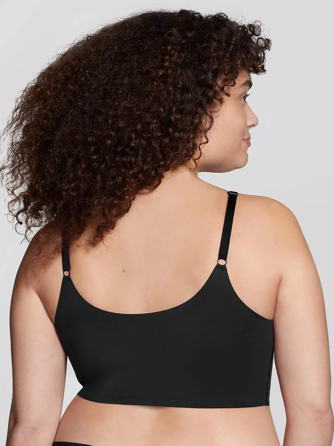True & Co Women's Skinny Strap Ballet Bralette