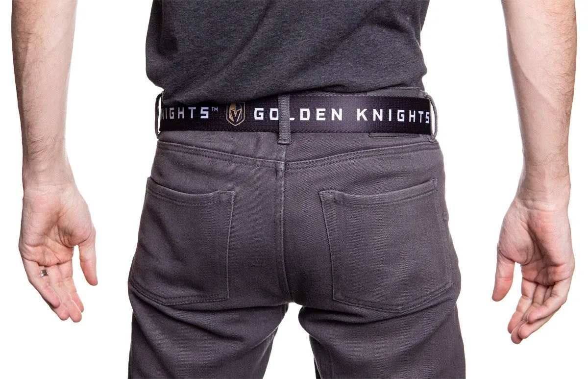 Vegas Golden Knights Adjustable Woven Belt