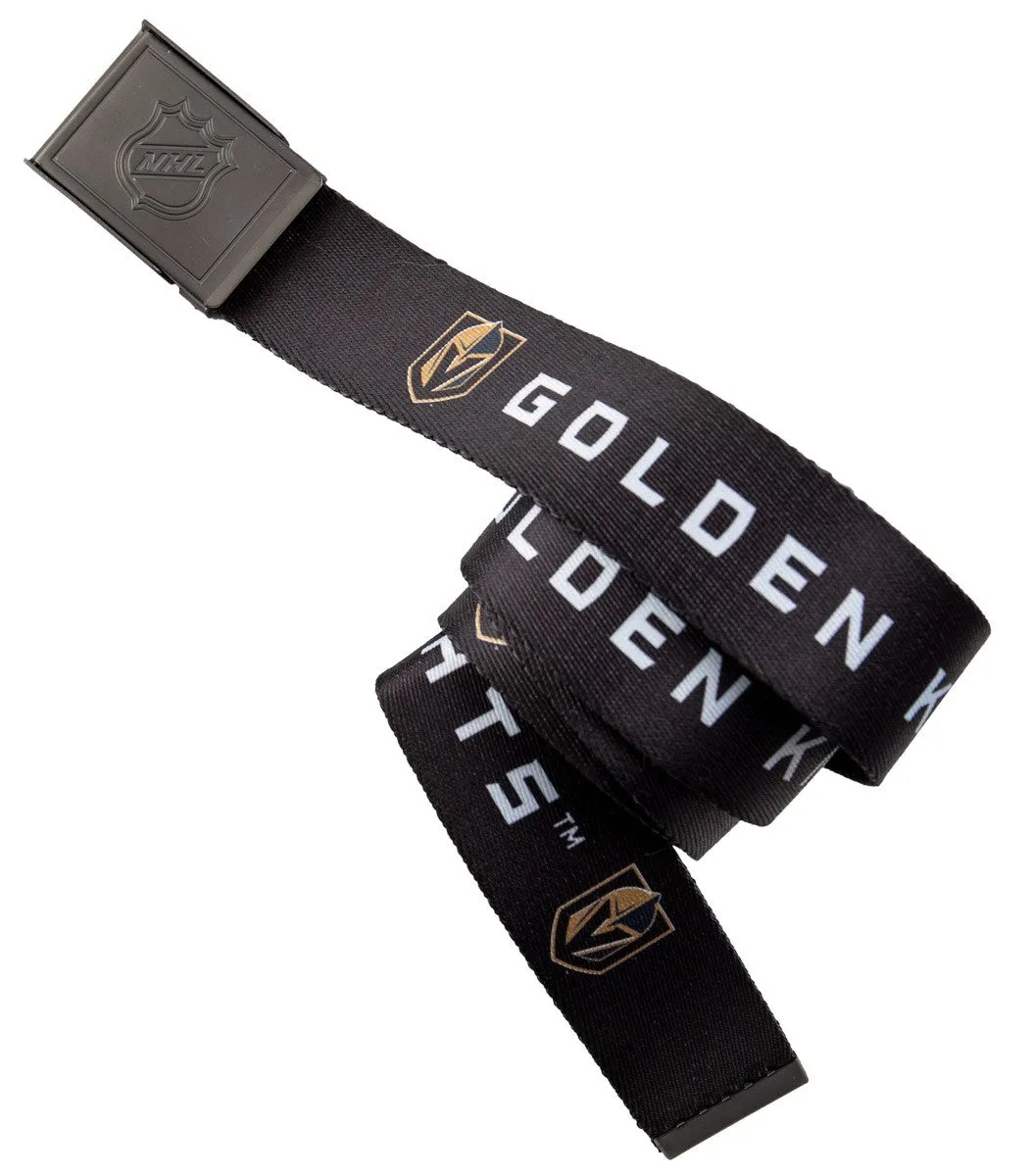 Vegas Golden Knights Adjustable Woven Belt