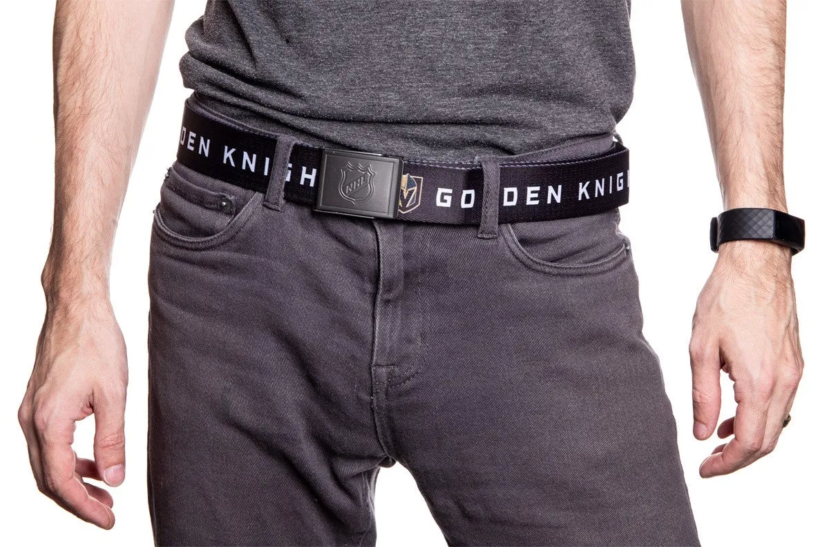 Vegas Golden Knights Adjustable Woven Belt