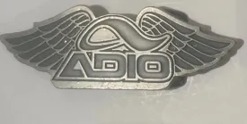 Vintage Metal Belt Buckle, Adio, Nice Design, Standard Size, Heavy Duty, Quality, Thick Metal, For Belts, Fashion,