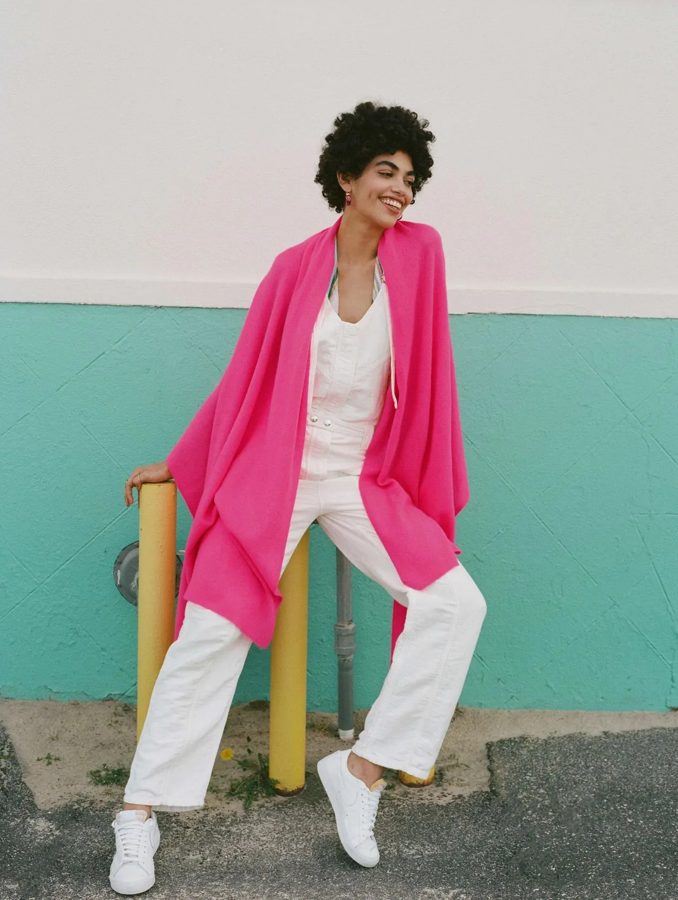 White & Warren Cashmere Travel Wrap