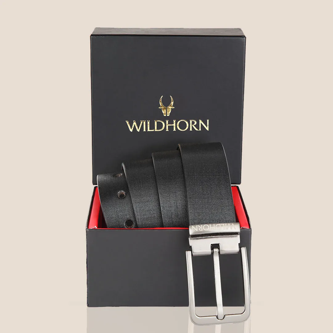 WILDHORN Formal Leather Belt for Men