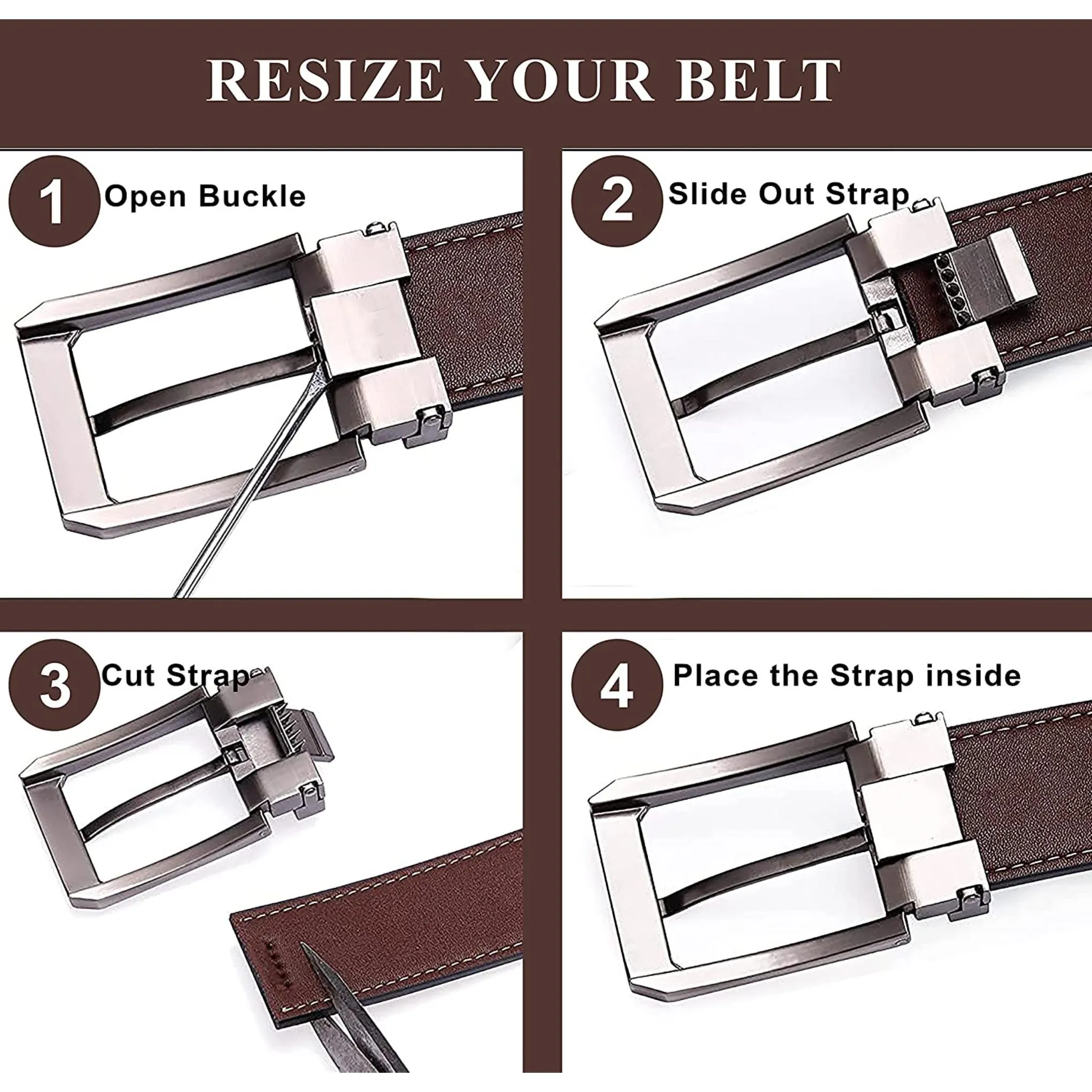 WILDHORN Formal Leather Belt for Men
