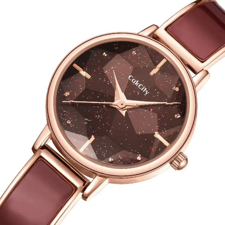 Women Fashion Diamond Watch with Classy Bracelet