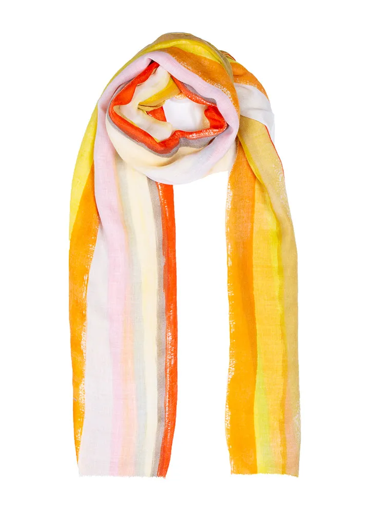 Women's Tonal Stripe Lightweight Scarf