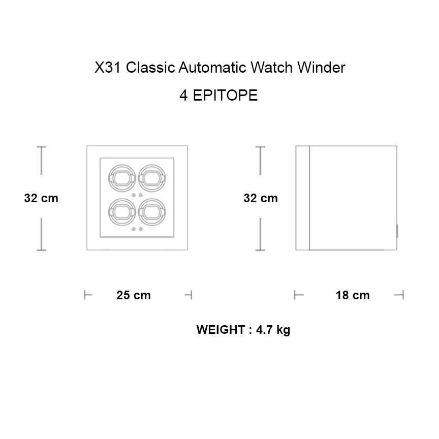 X31 Classic Automatic Watch Winder - 4 Epitope